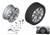 Diagram for 2018 BMW 340i GT xDrive Alloy Wheels - 36116859025