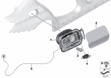 Diagram for 2014 BMW 328i GT xDrive Fuel Filler Housing - 51177278394