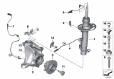 Diagram for 2020 BMW X4 M Shock Absorber - 37108067505