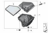 Diagram for BMW 330e Air Filter Box - 13718617298