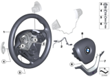 Diagram for 2012 BMW X3 Steering Wheel - 32307845807