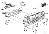 Diagram for BMW 633CSi A/C Switch - 64111367695