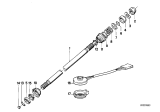 Diagram for BMW 635CSi Intermediate Shaft - 32311156068