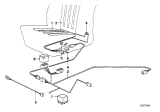 Diagram for BMW 633CSi Seat Heater Switch - 61311371998