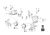 Diagram for BMW 630CSi Engine Mount - 11811103773