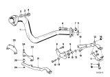 Diagram for BMW 524td Exhaust Pipe - 18111177015