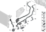 Diagram for 2020 BMW M550i xDrive Cooling Hose - 64219868361