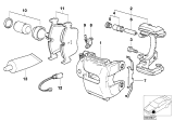 Diagram for BMW X5 Wheel Cylinder Repair Kit - 34111163316