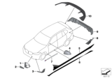 Diagram for 2020 BMW X7 Mirror Cover - 51162446964