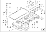 Diagram for 2002 BMW M5 Oil Pan Gasket - 11137831014