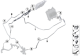 Diagram for BMW M5 Coolant Reservoir Hose - 17122284338