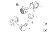 Diagram for BMW 325i Mass Air Flow Sensor - 13627566984