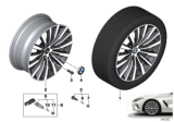 Diagram for 2020 BMW M850i xDrive Gran Coupe Alloy Wheels - 36116884206