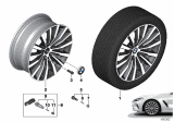 Diagram for 2020 BMW 840i Alloy Wheels - 36116884206