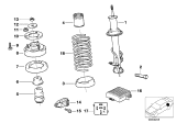 Diagram for 1992 BMW 735i Shock Absorber - 33521136676