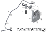Diagram for BMW Alpina B7 xDrive Vapor Canister - 16137224859