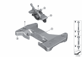 Diagram for BMW 330i Engine Mount Bracket - 22328742697