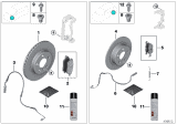 Diagram for BMW X1 Brake Pads - 34216860403