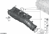 Diagram for 2018 BMW X2 Intake Manifold - 11617617500