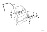 Diagram for 1985 BMW 318i Weather Strip - 51221913069