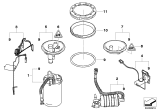 Diagram for 2008 BMW X3 Fuel Filter - 16147186454