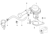 Diagram for 1999 BMW Z3 M Secondary Air Injection Pump - 11721432907