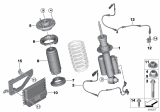 Diagram for BMW ActiveHybrid 5 Coil Spring Insulator - 33536866783