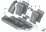 Diagram for 2017 BMW 330e Seat Cushion Pad - 52207260002