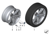 Diagram for 2013 BMW M6 Alloy Wheels - 36112284252