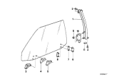 Diagram for 1982 BMW 633CSi Window Channel - 51331888041