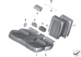 Diagram for 2020 BMW X1 Seat Cushion Pad - 52207312225