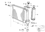 Diagram for BMW 525i Coolant Reservoir - 17111712835