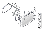 Diagram for 2020 BMW Z4 Mirror Cover - 51337429645