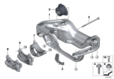 Diagram for BMW X5 M Motor And Transmission Mount - 22326854187