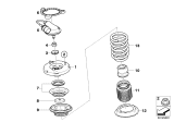 Diagram for 2007 BMW M6 Coil Springs - 31332283075