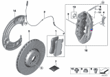 Diagram for 2020 BMW M8 Brake Caliper - 34118089939