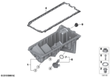 Diagram for BMW 640i Gran Coupe Oil Pan - 11137556663