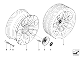 Diagram for 2005 BMW 645Ci Wheel Cover - 36136763117