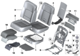 Diagram for BMW ActiveHybrid 7 Seat Cushion Pad - 52207303387