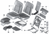 Diagram for 2010 BMW 750i Seat Cushion Pad - 52207303387