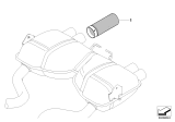 Diagram for 2009 BMW M3 Tail Pipe - 18107842862