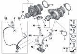 Diagram for BMW X5 M Turbocharger - 11657849044