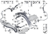 Diagram for 2010 BMW 750i xDrive Power Steering Hose - 32416799639