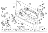 Diagram for 2000 BMW X5 Interior Door Handle - 51417122197