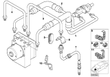 Diagram for 2001 BMW 330Ci Hydraulic Hose - 34326754891