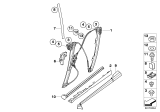 Diagram for 2009 BMW M6 Window Regulator - 51377008629