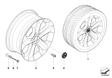 Diagram for 2011 BMW X6 Alloy Wheels - 36116774893