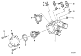 Diagram for 1983 BMW 633CSi Thermostat Housing - 11531268650