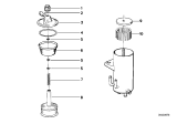 Diagram for 1991 BMW 735i Power Steering Reservoir - 32411132929