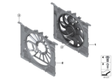 Diagram for BMW 740i xDrive Cooling Fan Assembly - 17427953400